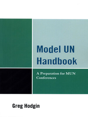 cover image of Model UN Handbook